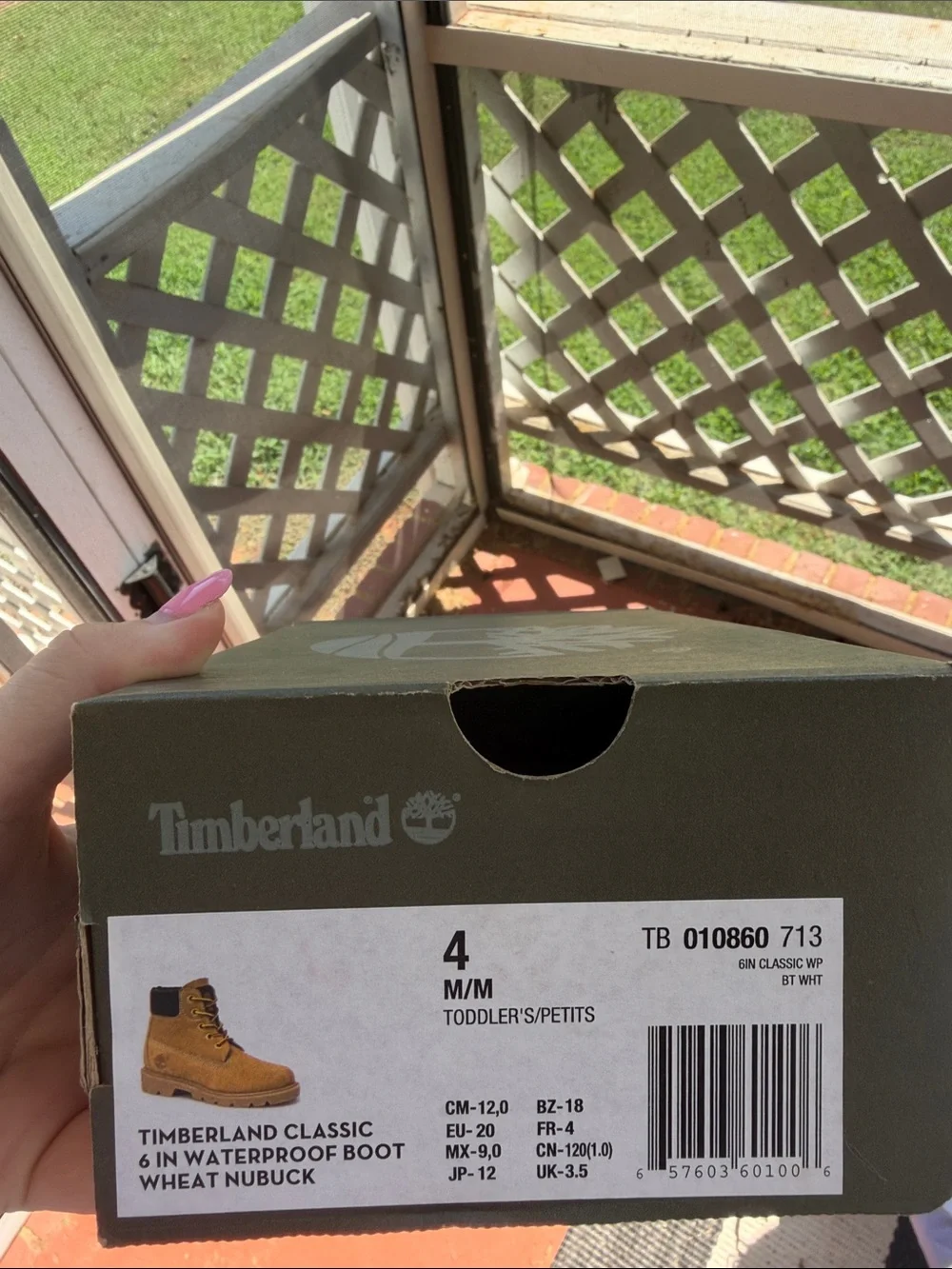 Brand new baby timberland boots
